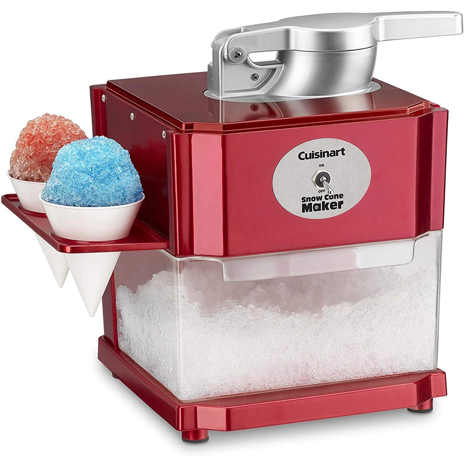 This self-cleaning ice making machine can make ice in 6 minutes. –