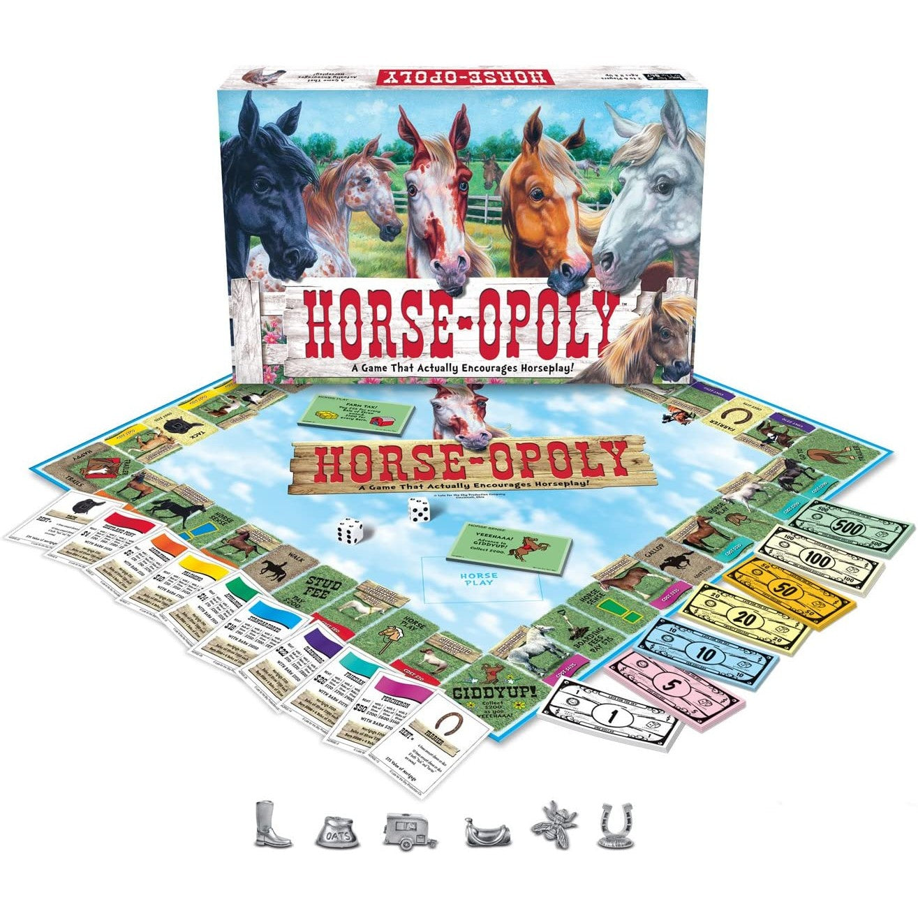 Saddle up for a wild ride with Horse-Opoly – OddGifts.com