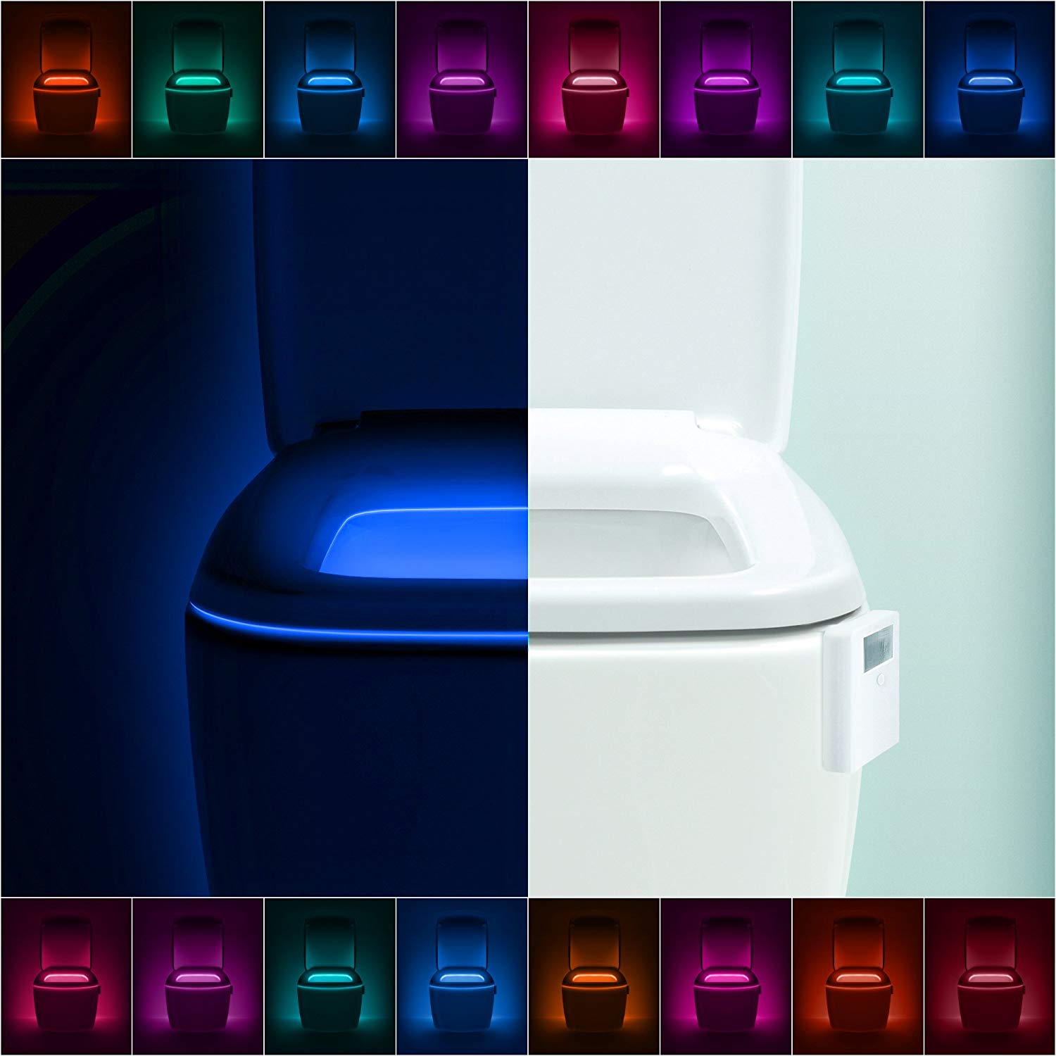 I have never seen such a thing! Glow in the dark toilets for the