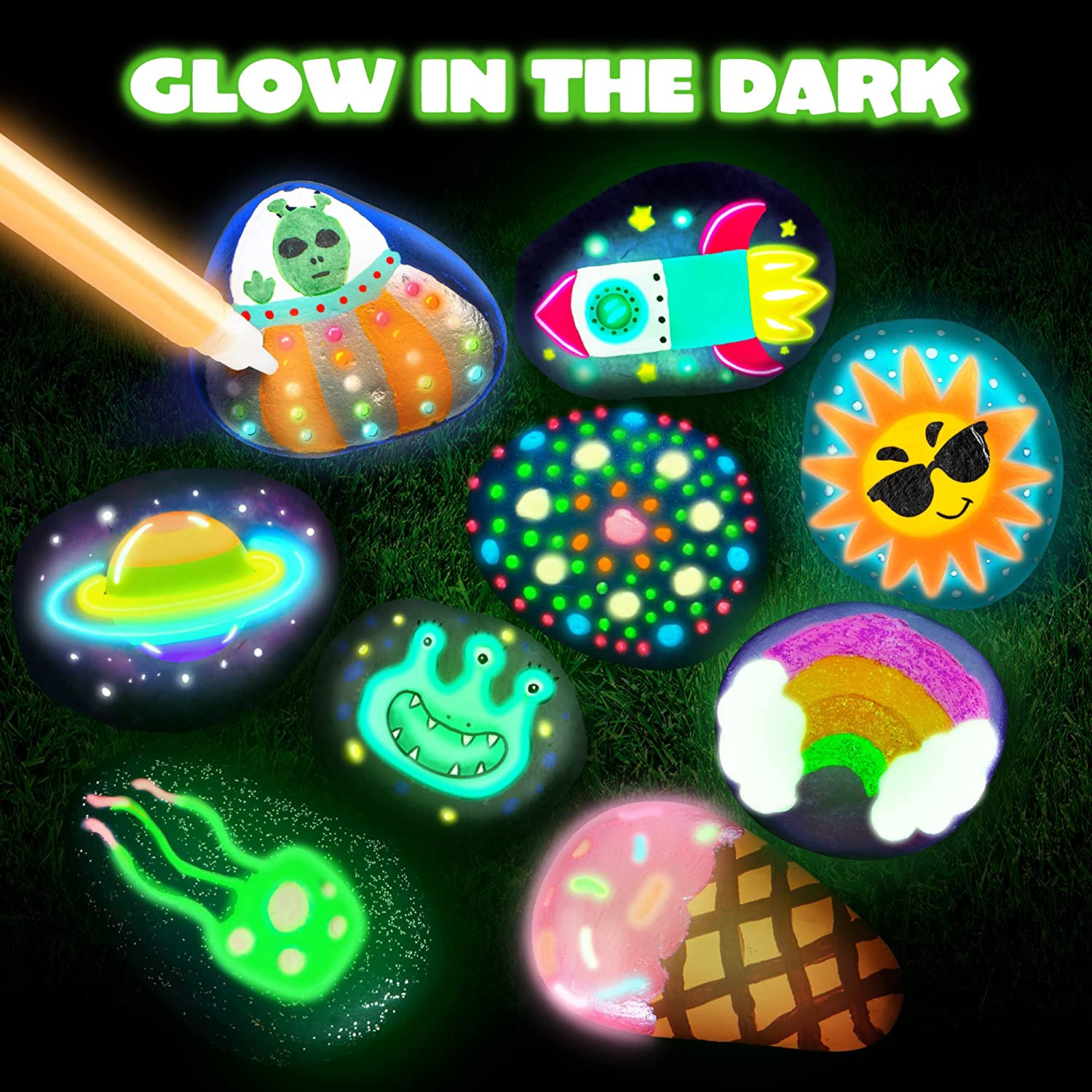 Curious Kids: How does glow in the dark paint work?