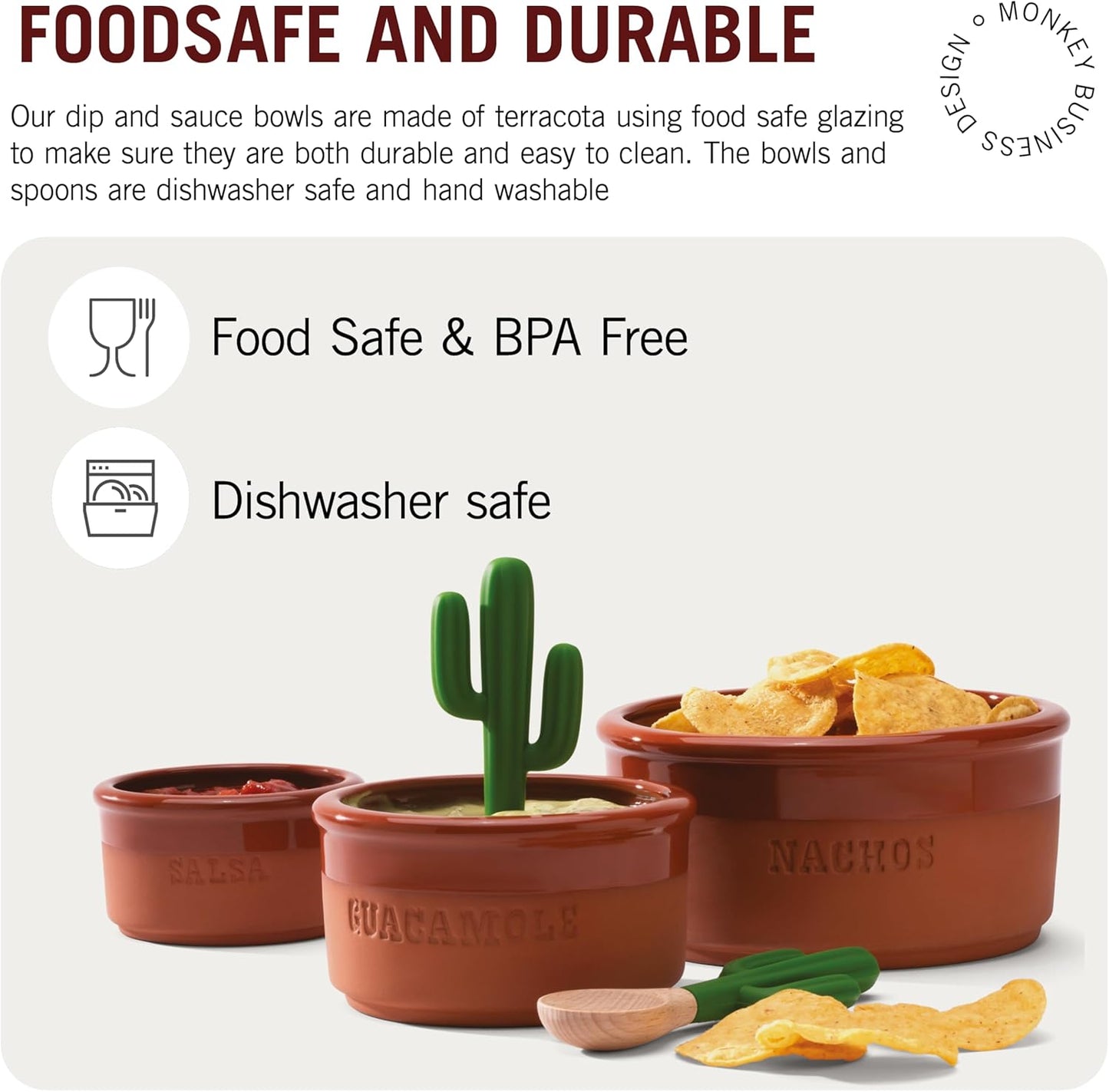 The Ultimate Mexican-Inspired Dip Set – Perfect for Guac, Salsa, and BBQ Nights