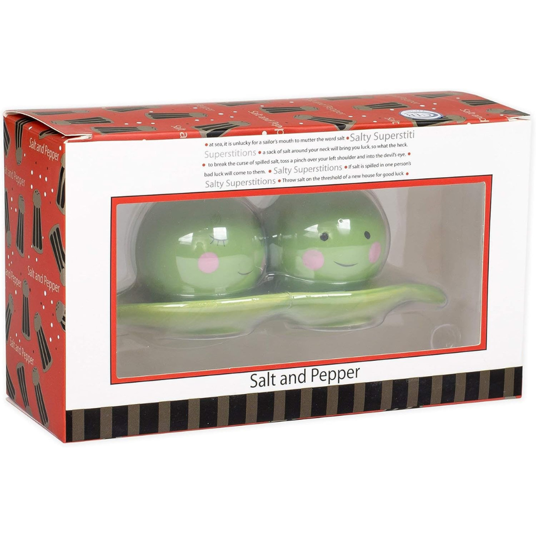 Spice up your kitchen with the two peas in a pod salt and pepper