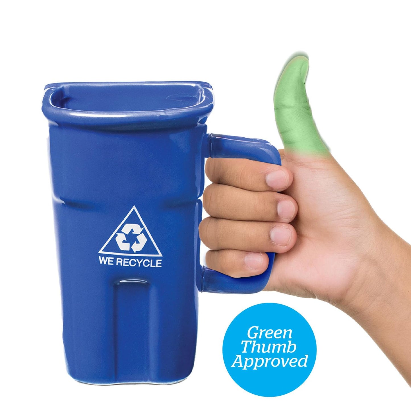 Trash Talk Your Morning with This Recycling Bin Mug 🗑️🤣