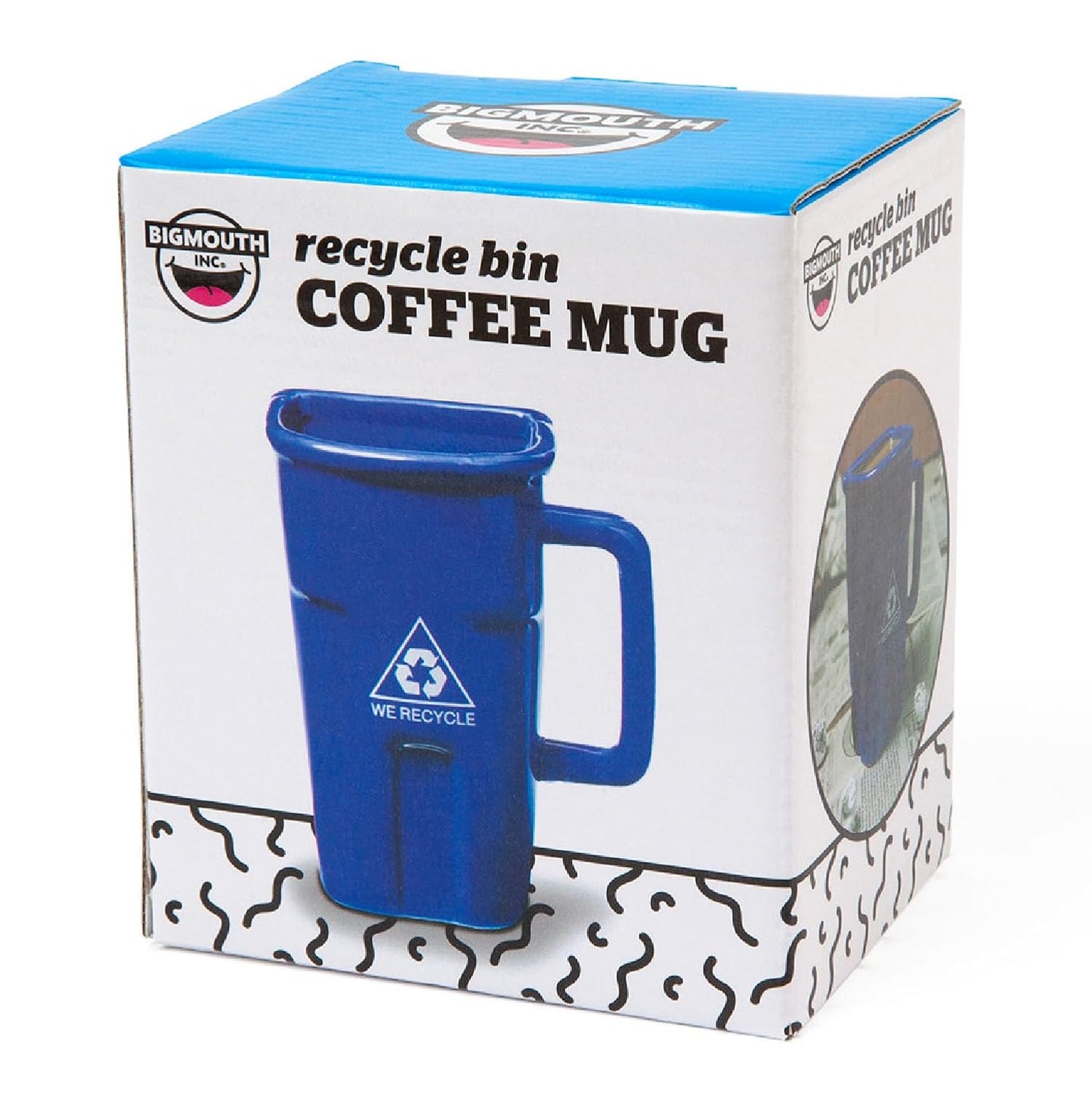 Trash Talk Your Morning with This Recycling Bin Mug 🗑️🤣