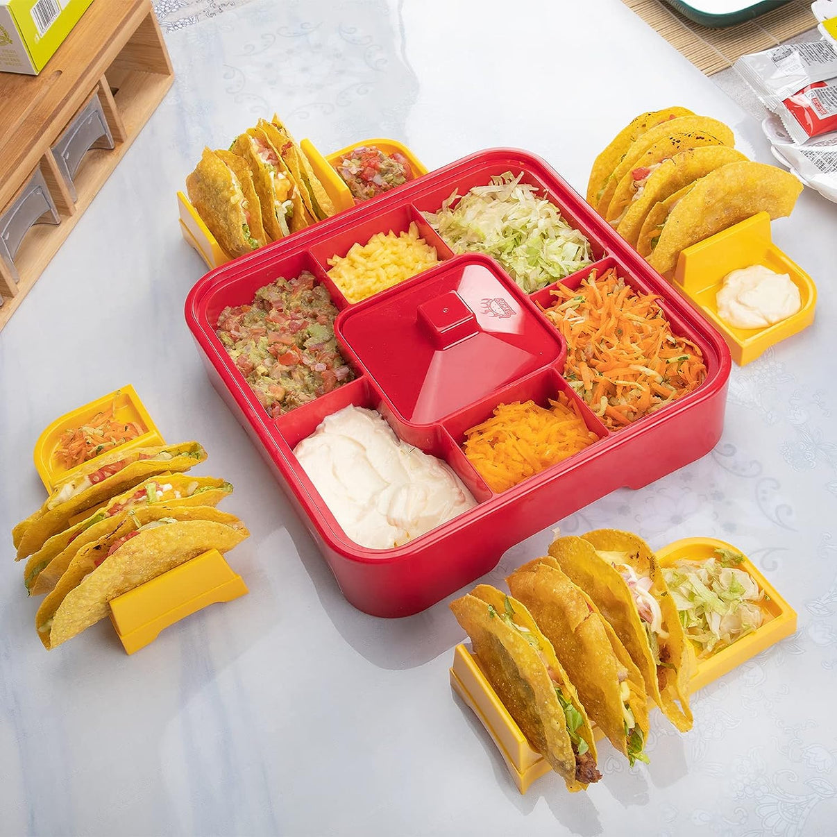 Add A Little Fiesta To Your Table With The Ultimate Taco Bar Serving S 