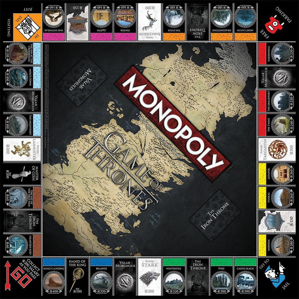 Monopoly cheapest Game of Thrones