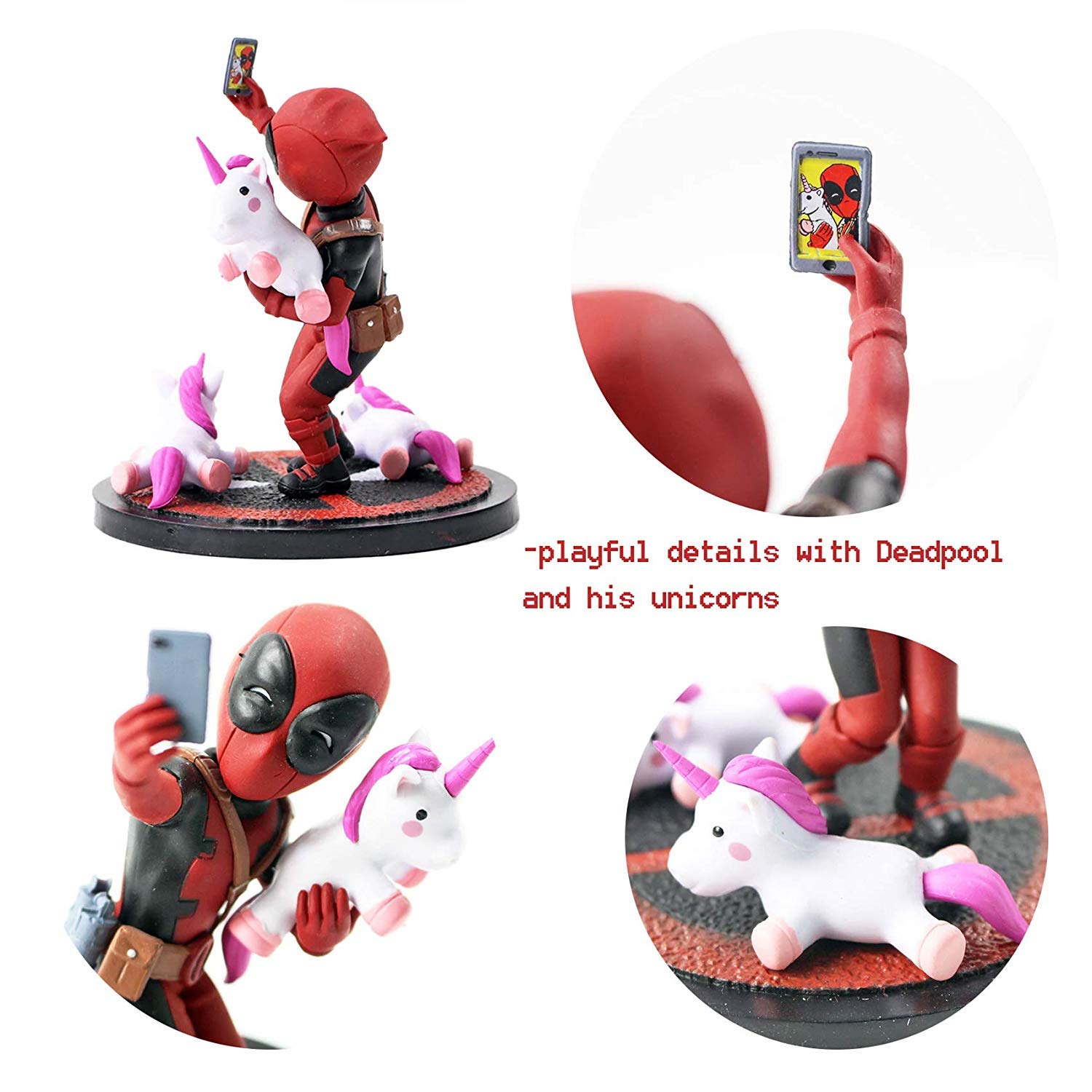 Deadpool with unicorn clearance plush