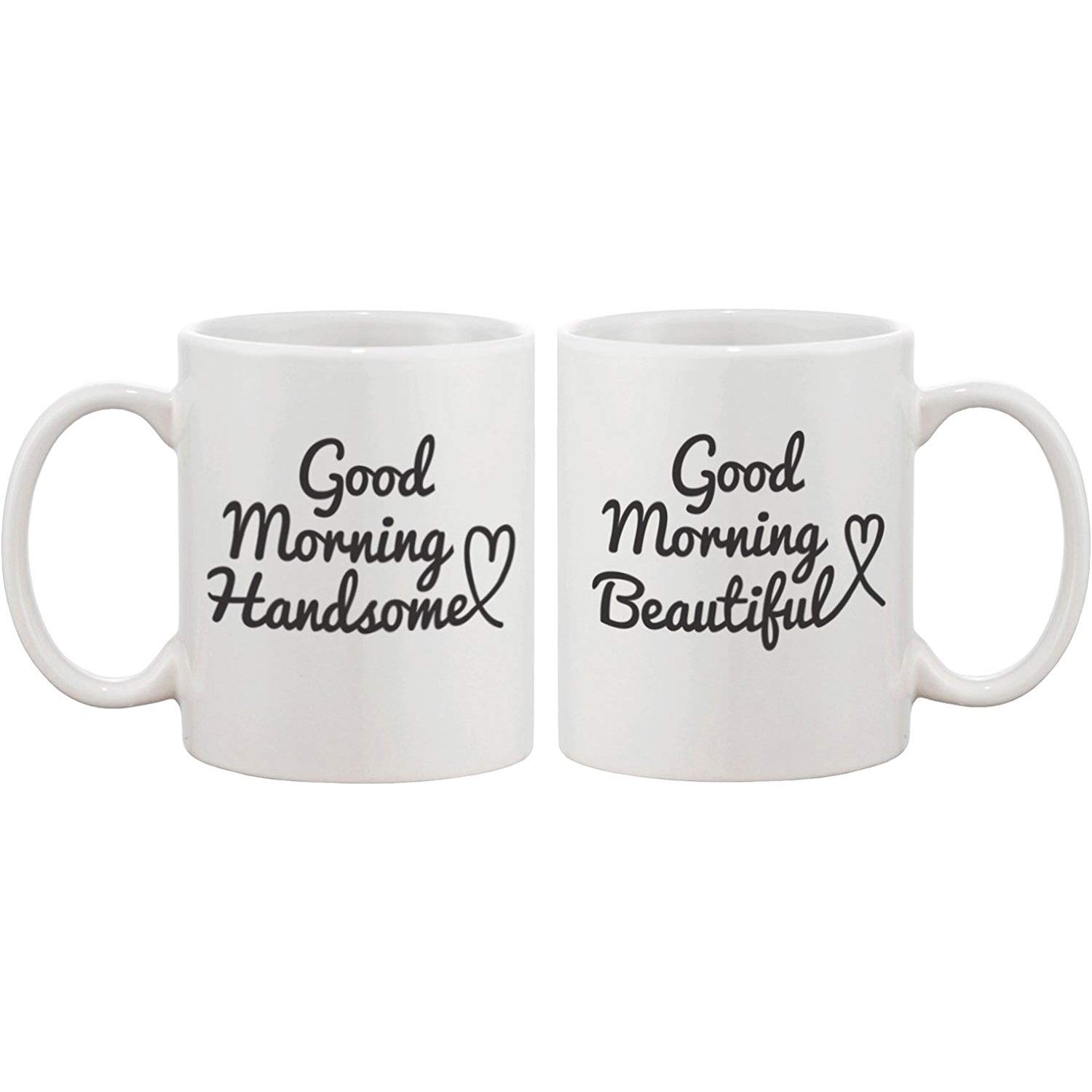 His and Hers Good Morning Mug Set – OddGifts.com