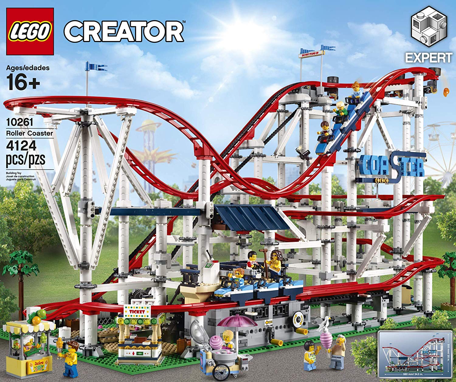 Lego roller 2025 coaster cheap