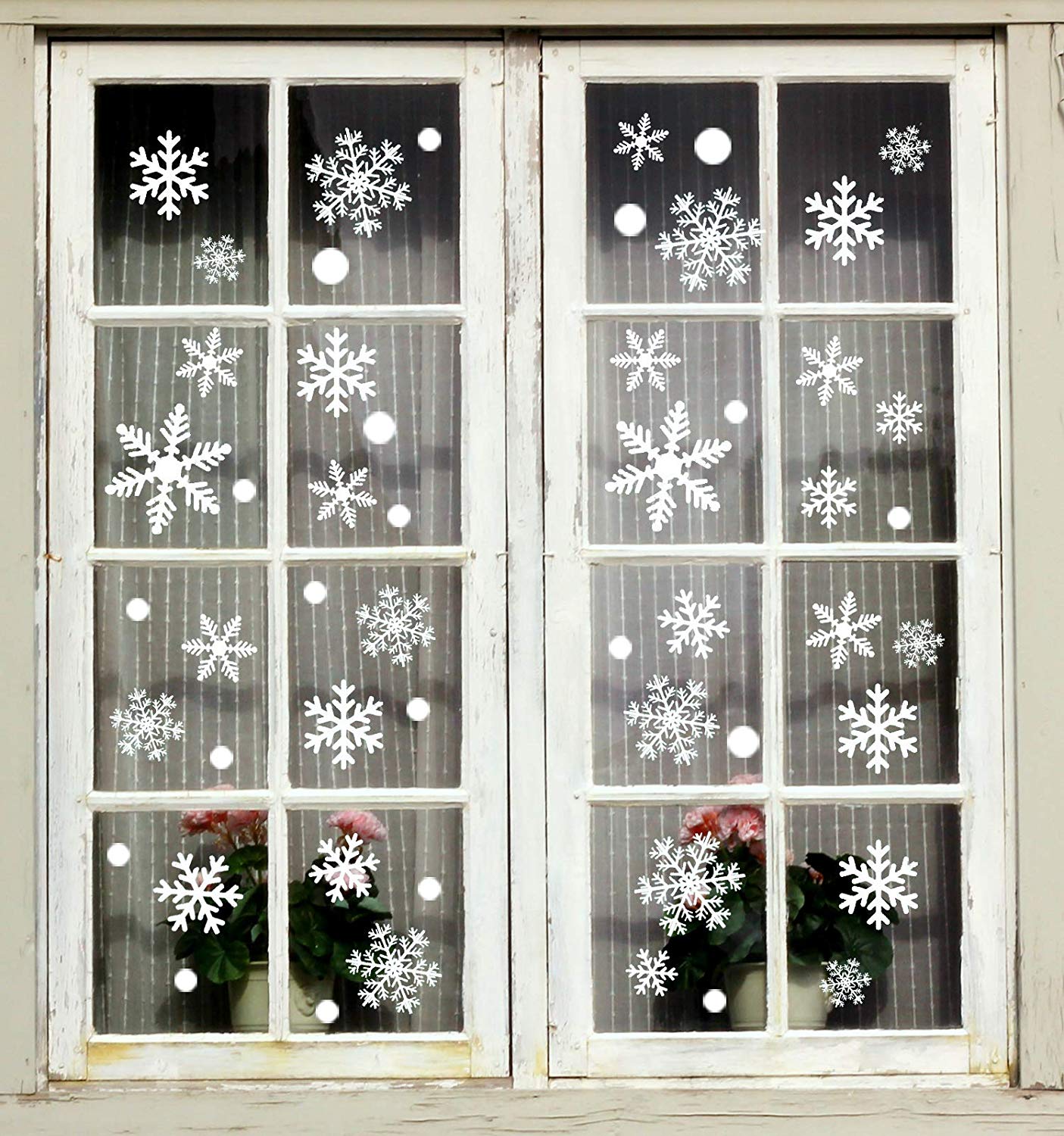 Snowflake Window Decals - oddgifts.com