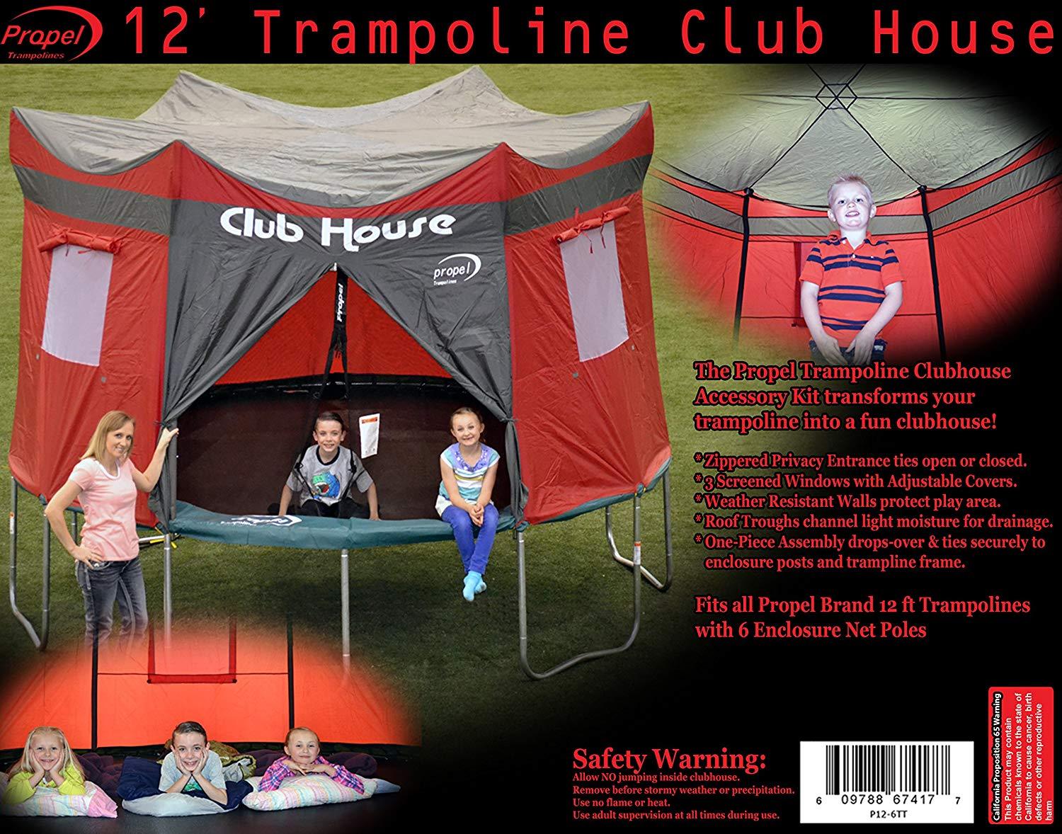 Trampoline shop enclosure tent