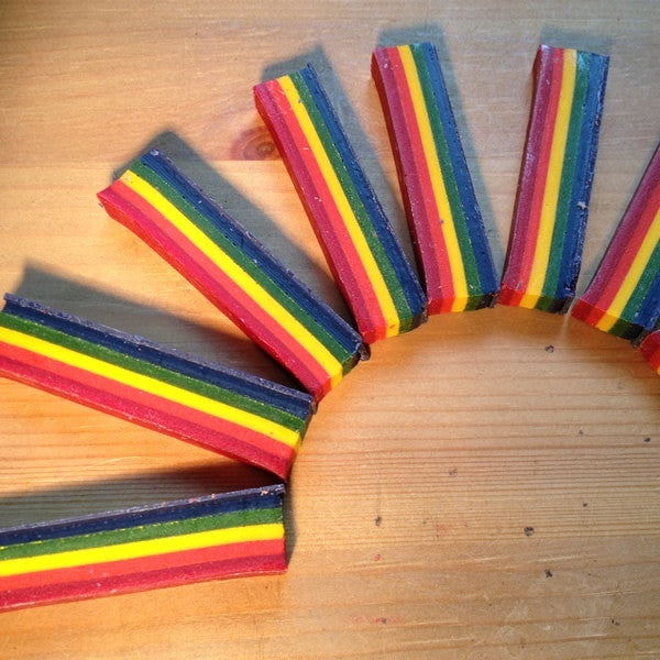 Rainbow Crayons - 25 Pc - Basic Supplies - 25 Pieces