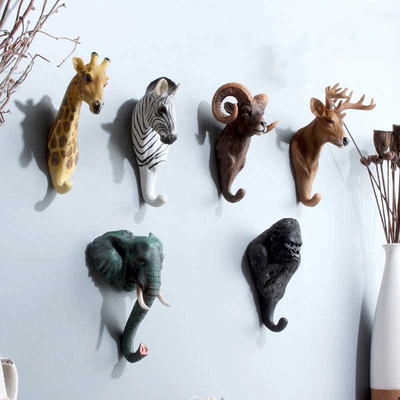 These animal wall hooks are absolutely wild OddGifts