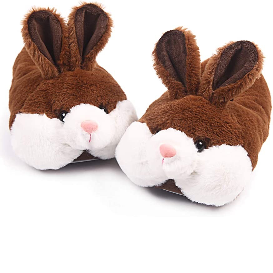 Mens bunny slippers hot sale size 14