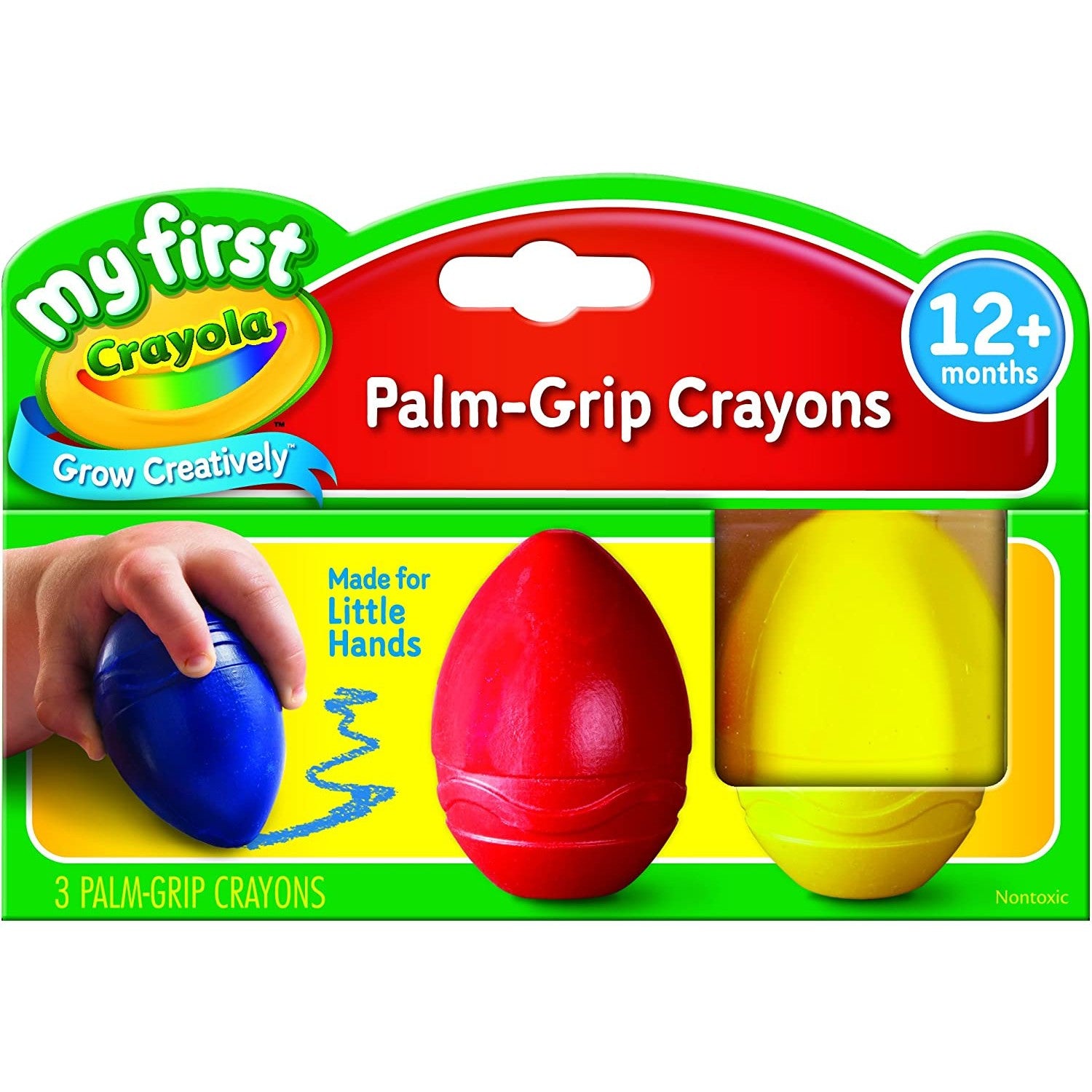 My First Crayola Washable Palm-Grasp Crayons from Crayola 