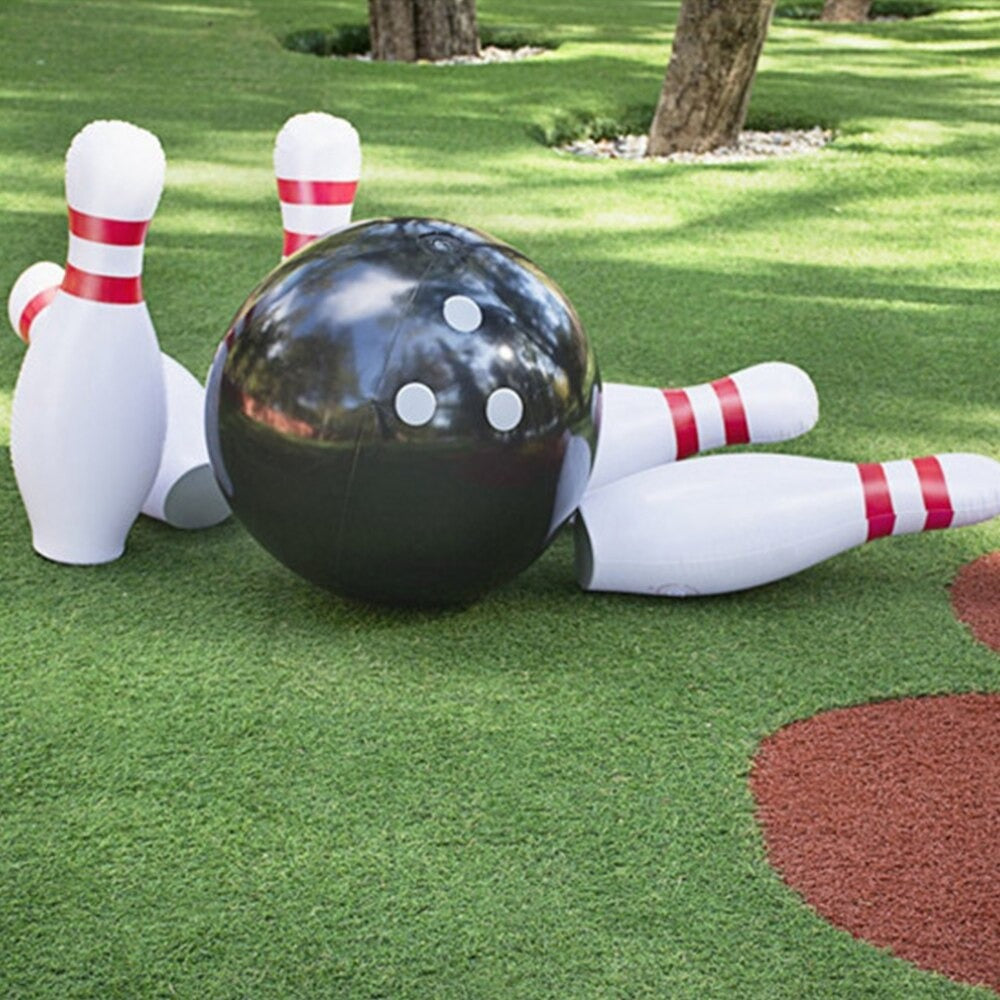 Jumbo inflatable bowling set new arrivals