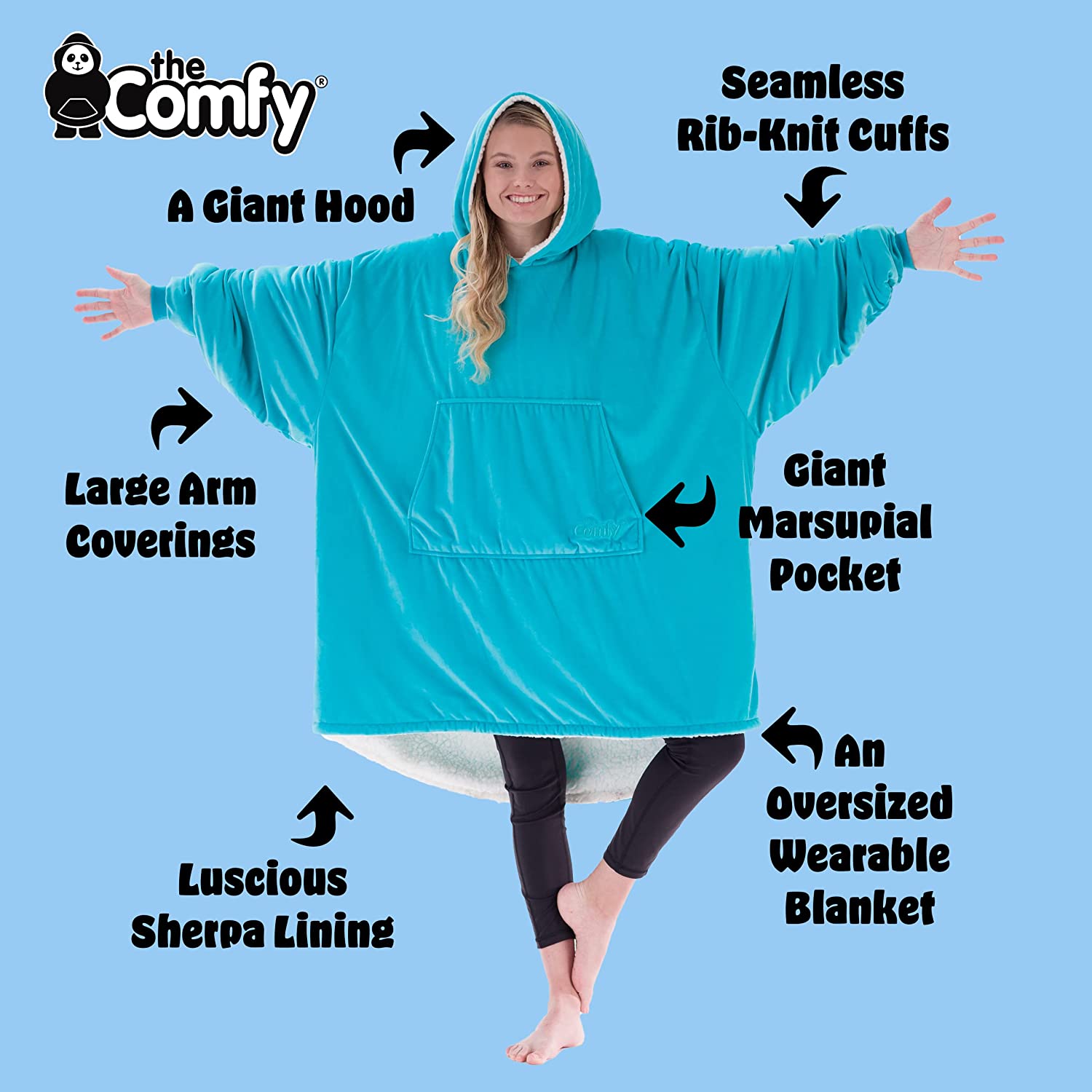 Giant best sale wearable blanket