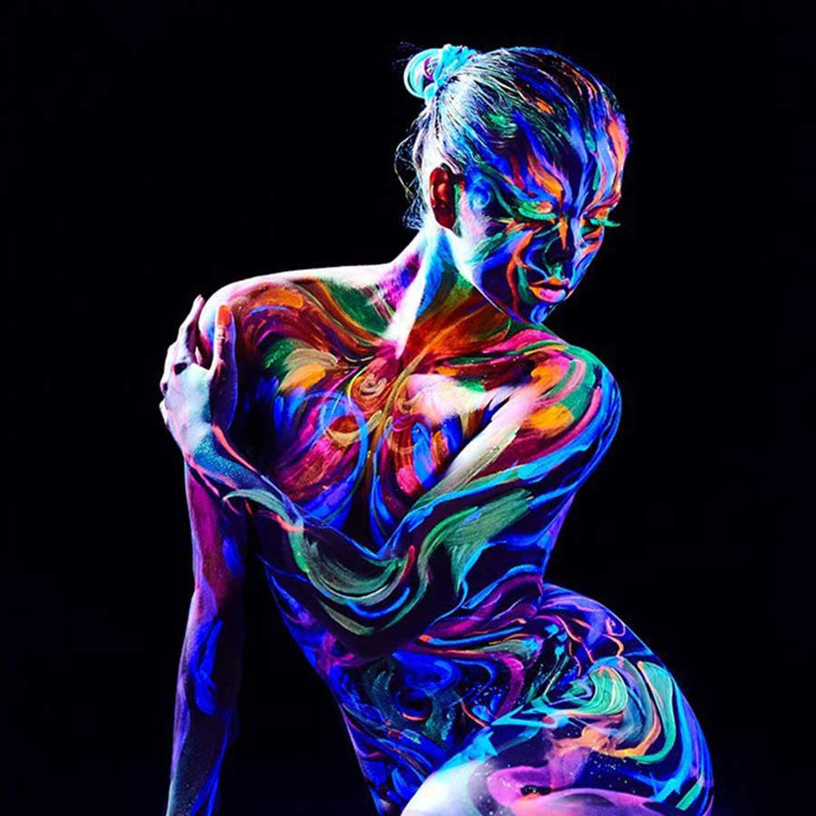 Glow In The Dark Body Paint –