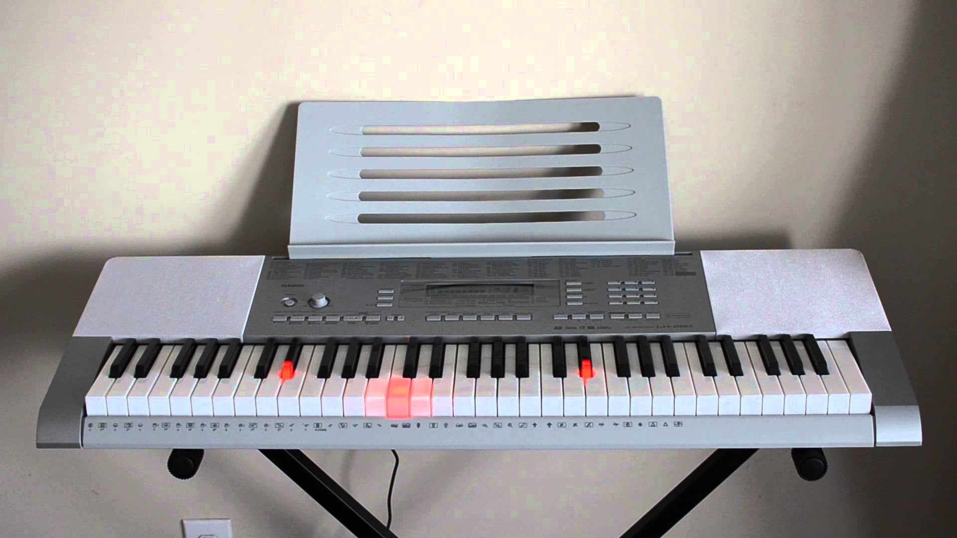 Casio light 2025 up keyboard