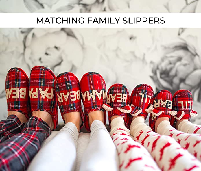 Plaid mama best sale bear slippers