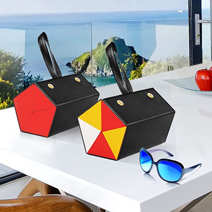 Multiple Sunglasses Travel Case · Black by Capra Leather